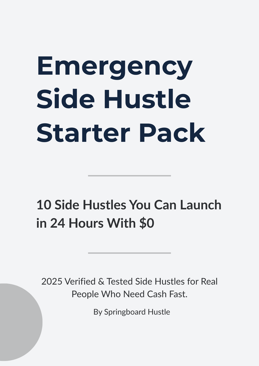 Emergency Side Hustle Starter Pack